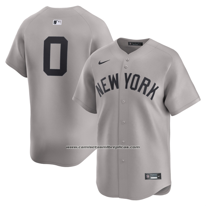 Camiseta Beisbol Hombre New York Yankees Marcus Stroman Segunda Limited Gris